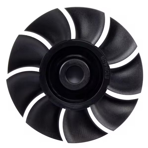 MOTOR FAN REPLACEMENT Husky Air Compressor Heavy Duty Plastic Accessory Black