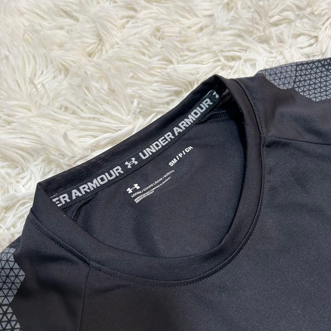 UNDER ARMOUR New Japan Pro Wrestling Collaboration Short Sleeve Top Black thumbnail 3