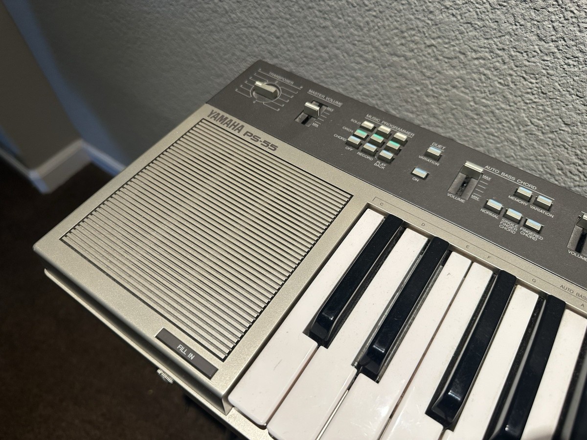 Yamaha PS-55 Keyboard Synthesizer TESTED Fully Functional Piano