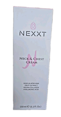 NEXXT Neck Chest Cream 5.1oz Vegan Collagen Hyaluronic Acid Anti-Aging NIB