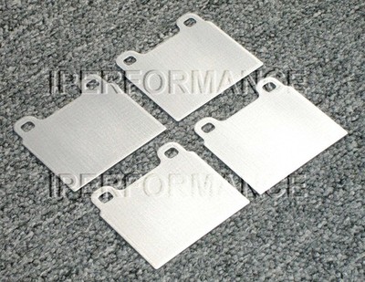 Titanium Brake Pad Shim Heat Shield Set for Alfa Romeo Duetto 1600; 1967; Front