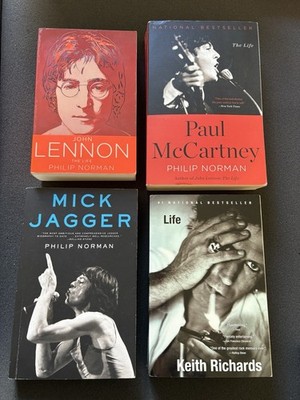 Selection of Books John Lennon Paul McCartney Mick Jagger Keith Richards 