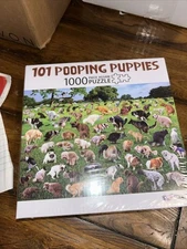 NEW & SEALED 101 POOPING PUPPIES 1000 Pcs By FUNWARES DOG 