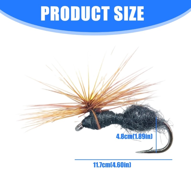 Fishing Accessories Parachute Ants Fishing Fly with Barbed Hook Float Lures - Image 8