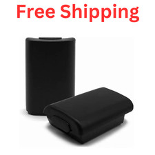 AA Battery Back Cover Case Shell Pack For Xbox 360 Wireless Controller Black