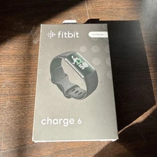 NEW Fitbit Charge 6 Activity and Fitness Tracker - Black Case & Obsidian Band