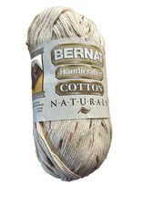 Bernat Handcrafter Cotton Naturals Yarn 608 Yards Marble Print