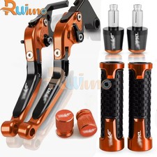 Para Duke RC 125 200 390 2013-2024 CNC Manija Empuñaduras Tapa Embrague de freno