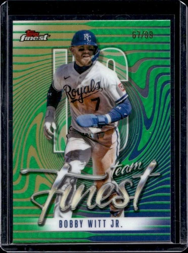 2026 Topps Finest Bobby Witt Jr. Refractor (RAW)