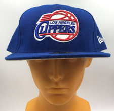 NEW ERA 59FIFTY 8 1/8 NBA L A CLIPPERS BASKETBALL HAT CAT FLAT BILL FITTED