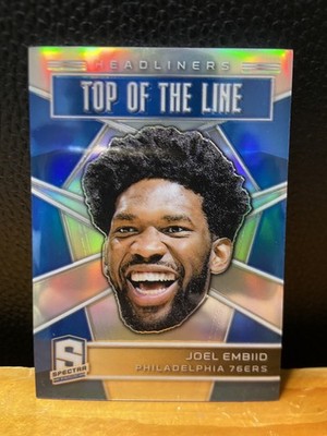 18-19 NBA Panini Spectra - Joel Embiid Headliners Top Of The Line Case Hit SSP 
