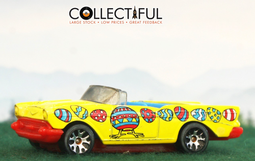 MATCHBOX - '57 CHEVROLET CHEVY BEL AIR - YELLOW / EGGS - DIECAST CAR 🔥 440