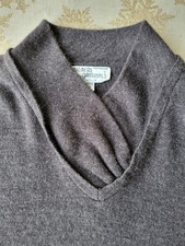 VTG Designers Originals Women's Wool Gray Sweater Size 42 XL Made In The USA