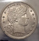 1910 Barber Quarter in Uncirculated Condition