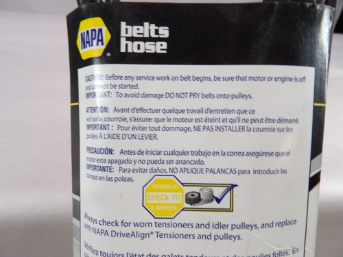 25-081264 Napa Micro-V AT Serpentine Belt Made In USA Napa 25 081264 - Picture 7 of 11