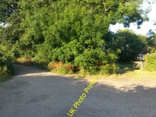 Photo 6x4 Throop: a secluded bungalow in Valley Road Holdenhurst The bung c2016