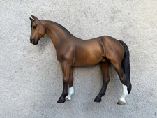 RARE Model Horse Resin North Light Bay Hanoverian Warmblood England UK LE