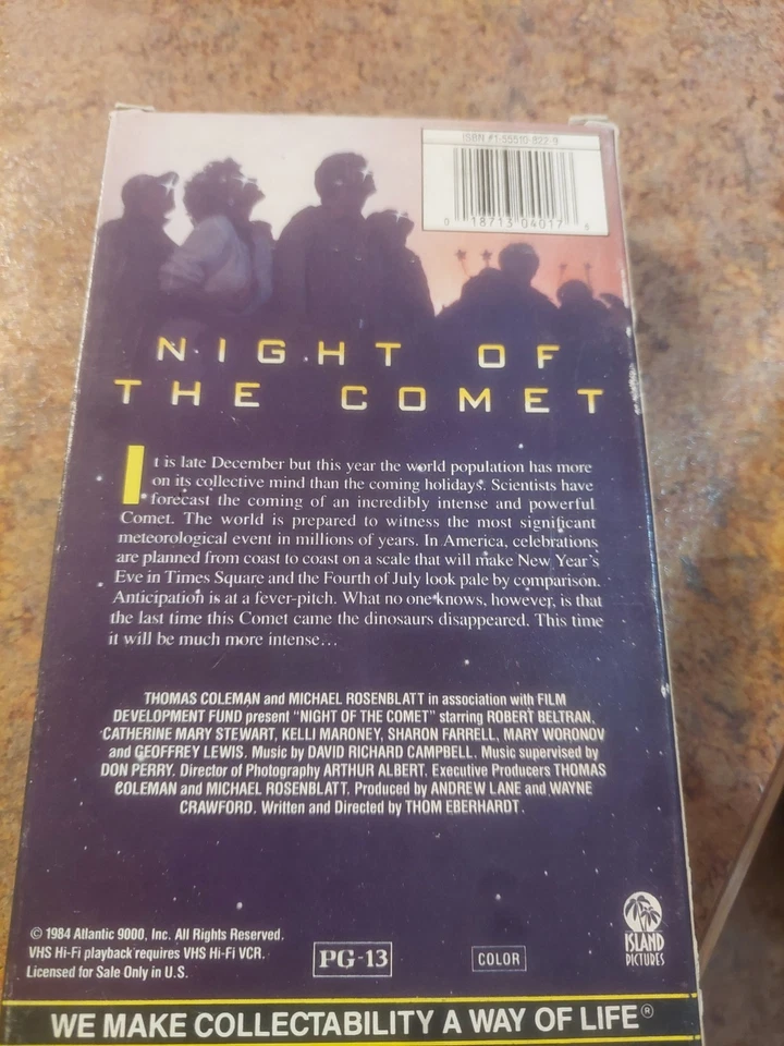 Night of the Comet VHS Good Times Home Video 1984 Used - Image 2 of 4