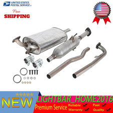 Stainless Muffler Resonator Pipe Exhaust System For 2003-2006 Toyota Camry 2.4L