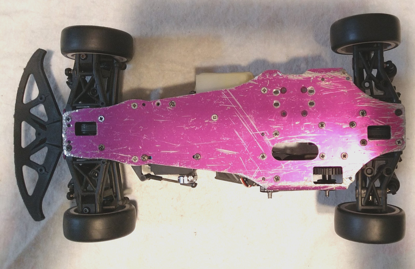 HPI Racing Nitro RS4 Rolling Chassis w/Graphite Upper Deck 1/10 Touring RC Car 