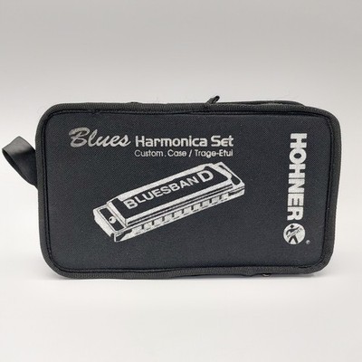 Hohner Blues Harmonica Set Mundharmonika Set mit Etui - Zustand Gut