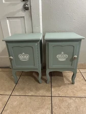 Vintage French  Country Nightstands, Mid-century