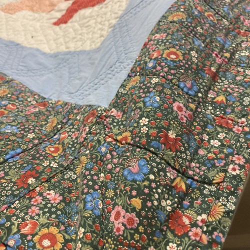 Vintage Quilt 78x88 Handmade - Picture 6 of 10