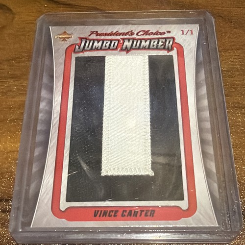 presidents choice 1/1 Vince Carter  Game Used Jersey Raptors