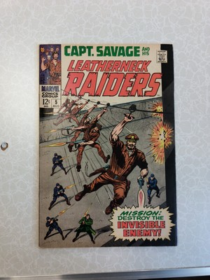 CAPT. SAVAGE AND HIS LEATHERNECK RAIDERS #5 (DESTROY INVISIBLE ENEMY 1968)
