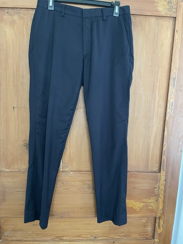 J Crew Ludlow schmale Stretch-Hose 31 x 32 dunkelmarine Vierjahreszeiten Wolle