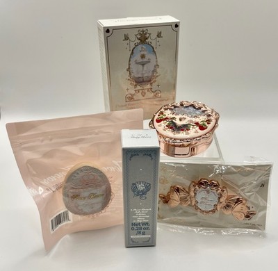 Flower Knows Makeup Lot Blush Strawberry Rococo Midsummer Hair Clip Primer NIB
