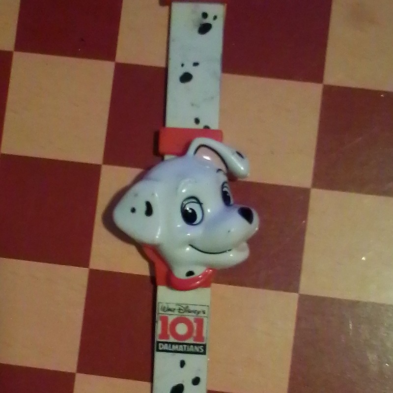 Walt Disney's 101 Dalmatians Dalmatian Puppy Wristwatch Character Head Case