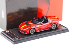1:43 BBR Ferrari 812 Competizione A Rosso Corsa 322 Yellow Stripe - Limited 200