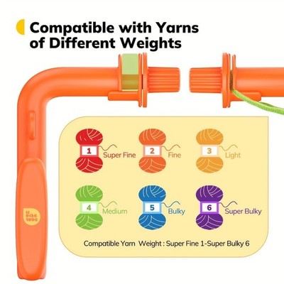 Efficient Yarn Tension Regulator Crochet Tool for Beginner & Advanced Crocheters