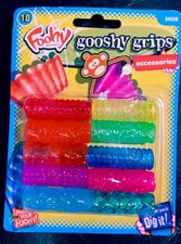 Foohy 54520 NOS Full Size Gooshy Sparkly Grips 10-pack