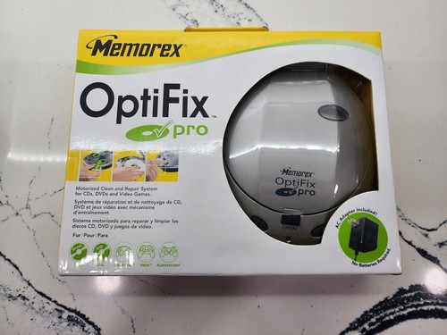 Game CD Repair Clean Tool Memorex OptiFix Pro Clean/Repair Kit, Solution & Pads