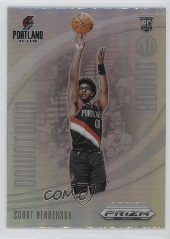 2023 Panini Prizm Deca Downtown Bound Silver Scoot Henderson #25 Rookie RC 13ql