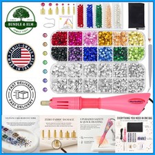Rhinestone Applicator with 3400 Pcs Jewels and Heat Tool Accessories