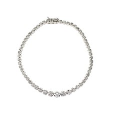 BRACELET TENNIS DIAMANT K18WG 2,00 CT - Livraison gratuite authentique depuis...