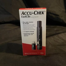 Accu-Chek FastClix Lancing Device and 6 Lancets for Diabetic Testing​ 2027