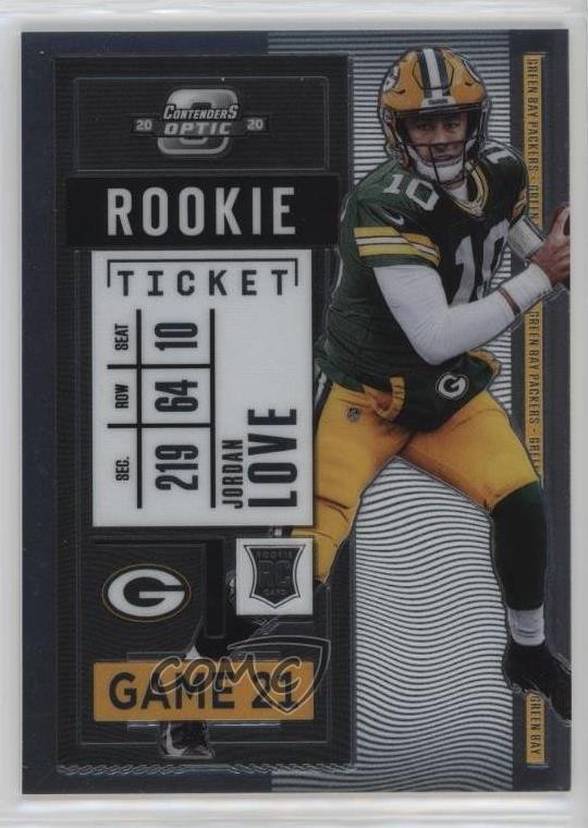 2020 Panini Contenders Optic Rookie Ticket Jordan Love #83 Rookie RC 1m1a