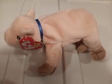 Ty Beanie Baby Knuckles the pig DOB 03/25/99