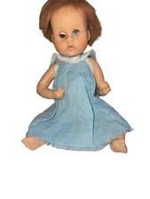 Vintage 1950 American Character Tiny Tears Doll Sleepy Eyes Red Hair Squeaks 11"