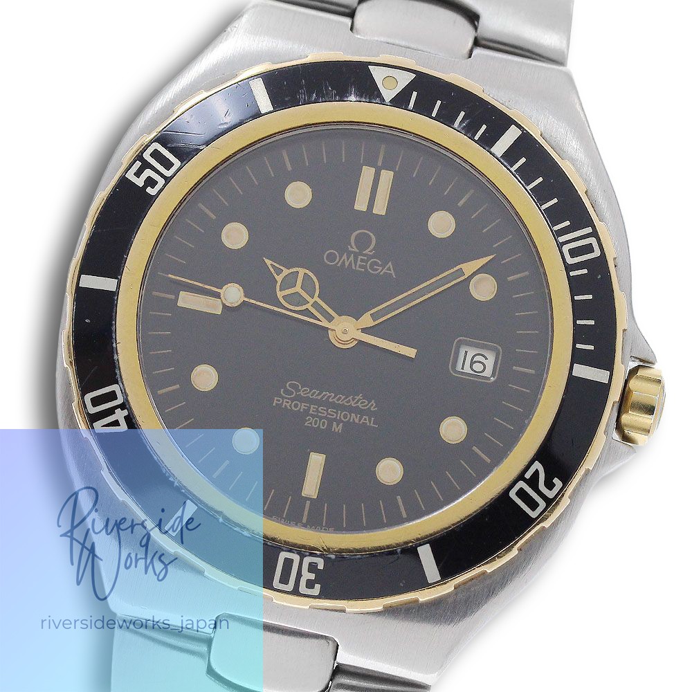Omega Seamaster YG Bezel Large Size