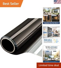 Elegant One Way Window Privacy Film - Reflective Heat Blocking Tint 17.5 X 6.5 Elegant One Way Window Privacy Film - Reflective Heat Blocking Tint 17.5 X 6.5