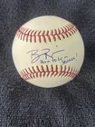 BEN RICE SIGNED INSCRIBED BORN TO BE A YANKEE OML BASEBALL JSA COA