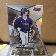 Topps Bowman's Best Charlie Condon TP-8 Refractor 2025 Rockies