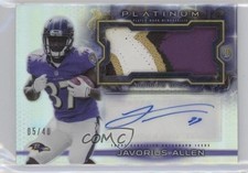 2015 Topps Platinum Rookies 5/40 Javorius Allen #PRAP-JAL Patch Auto 1p5