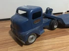 Tonka No. 130 Carry-All Trailer Blue Pressed Steel Vintage Truck and Trailer Toy