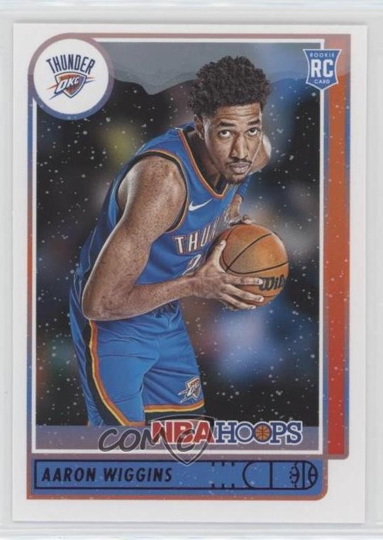 2021-22 Panini NBA Hoops Rookies Purple Winter Aaron Wiggins #247 Rookie RC 8em
